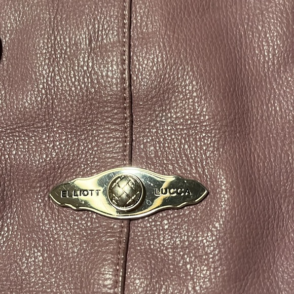 Elliott Lucca light purple:lilac leather shoulder bag - Picture 2 of 6